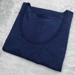 Lululemon Mens Metal Vent Tech Tank Navy Blue- Size M